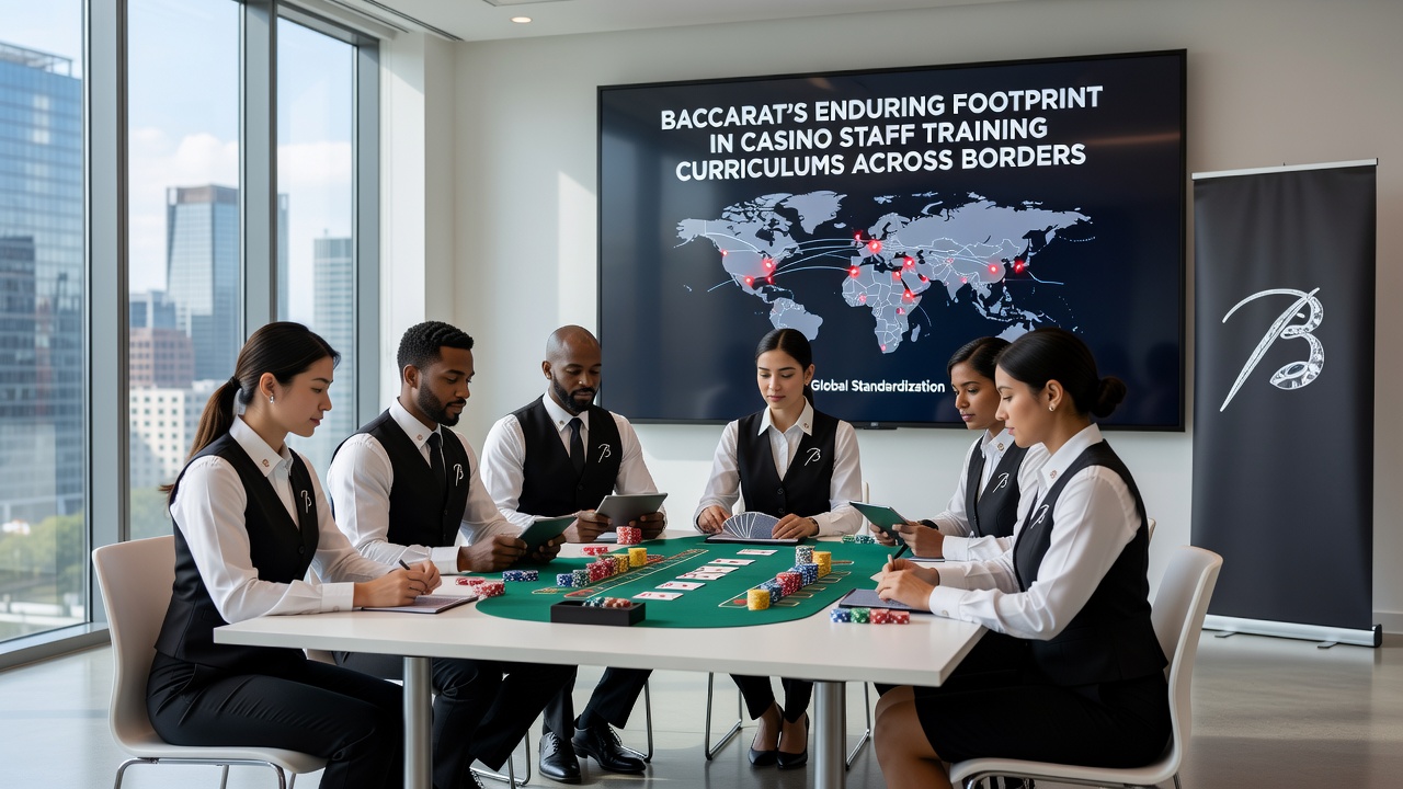 Internationale Casino-Teams bei gemeinsamer Baccarat-Ausbildung