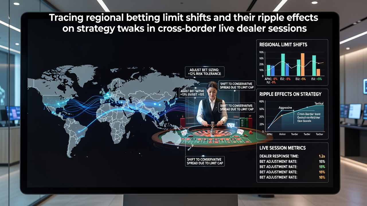 Regionale Wettlimit-Änderungen in Live-Baccarat-Sessions